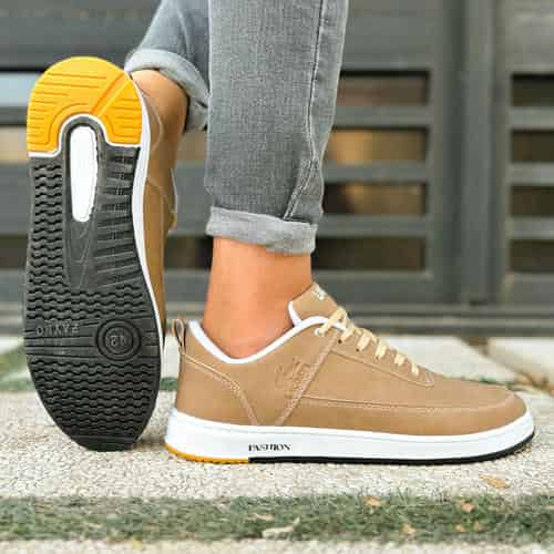 کفش روزمره مردانه مدل پیروزگام کد arya رنگ سفید