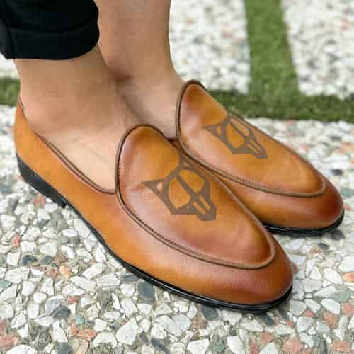 کفش کالج مردانه مدل COMFY کد arya رنگ خردلی